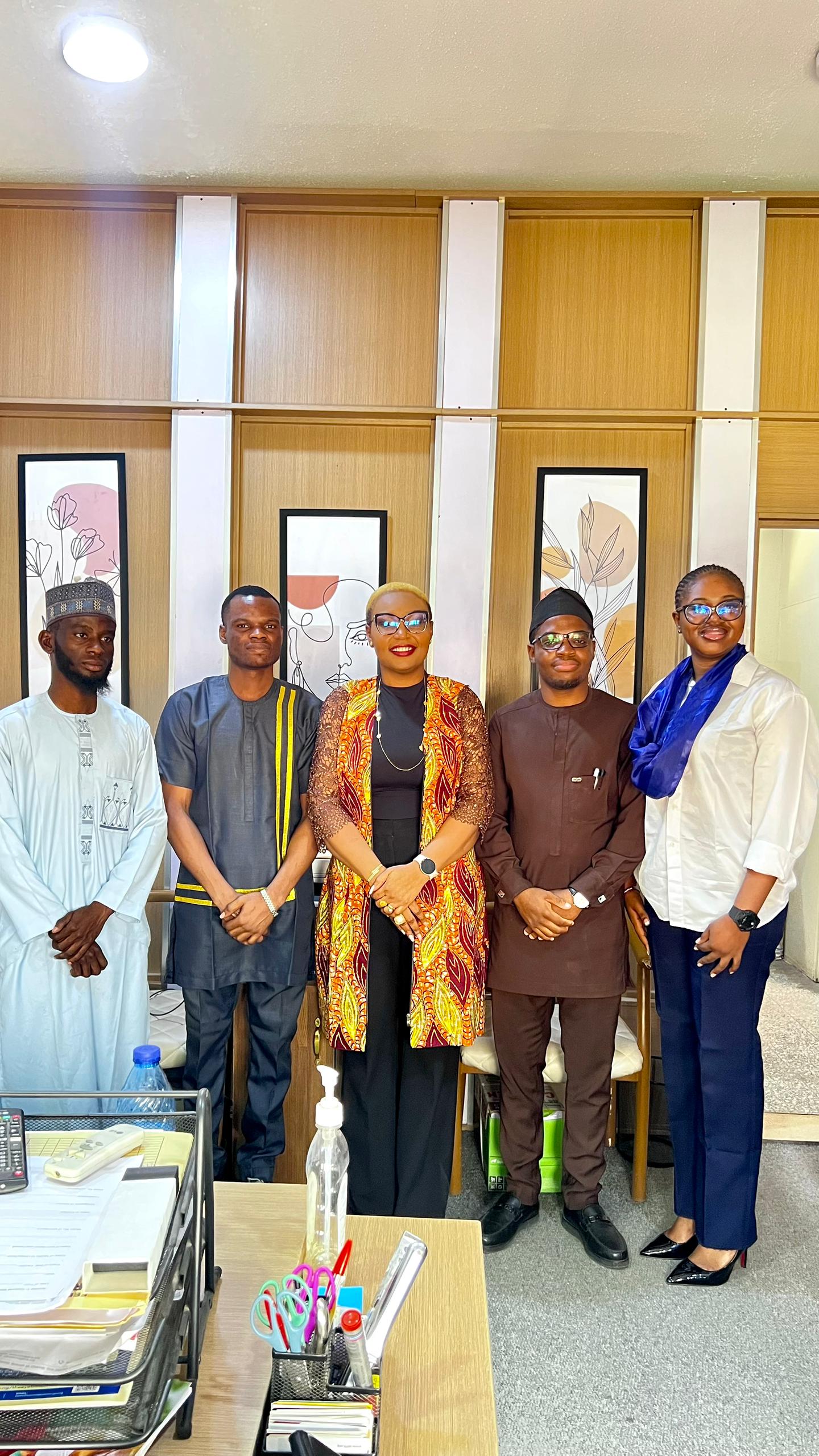 NOSA National Courtesy Visit to the National Co-ordinator Eye Health Policy in Nigeria