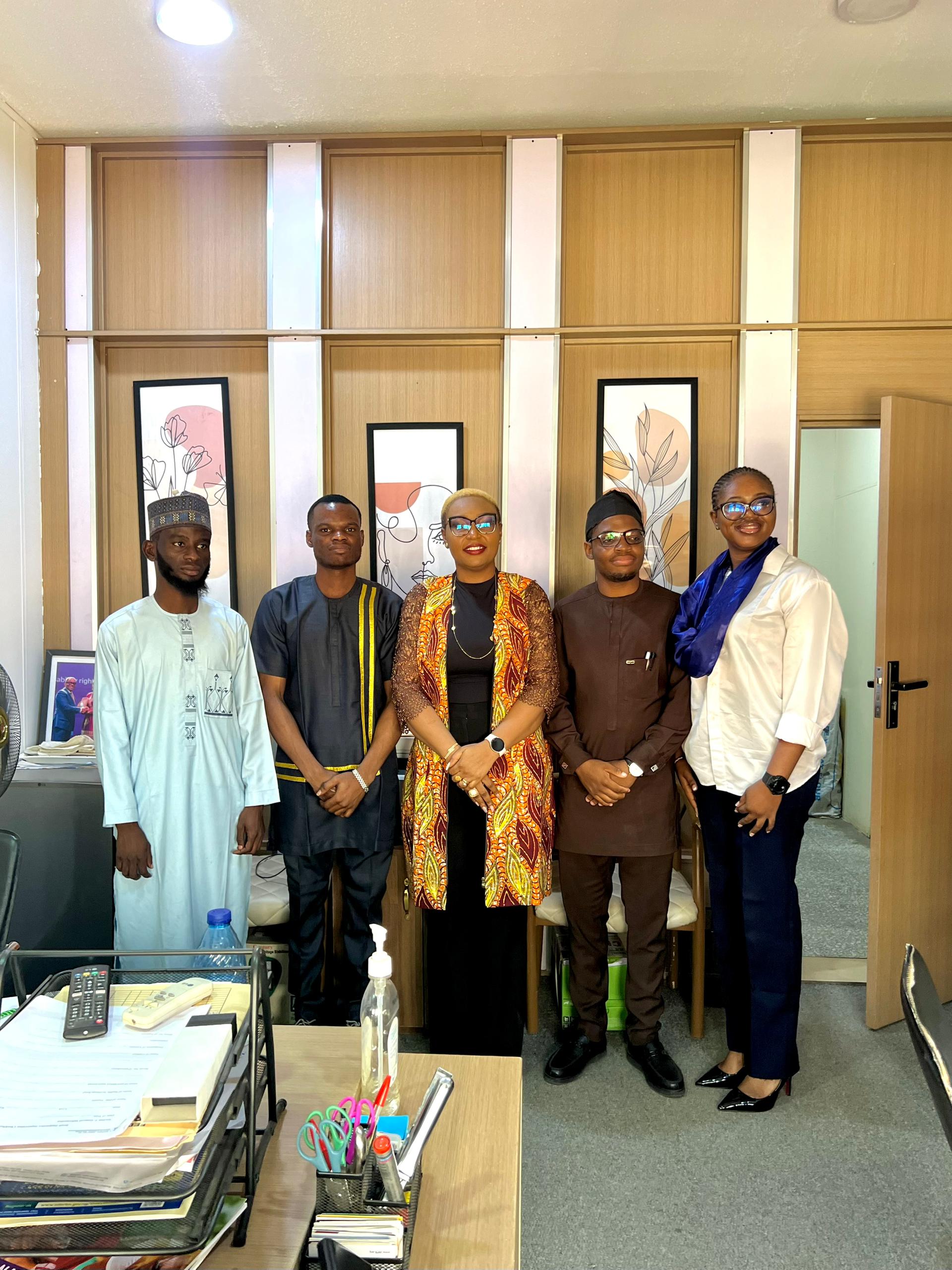 NOSA National Courtesy Visit to the National Co-ordinator Eye Health Policy in Nigeria