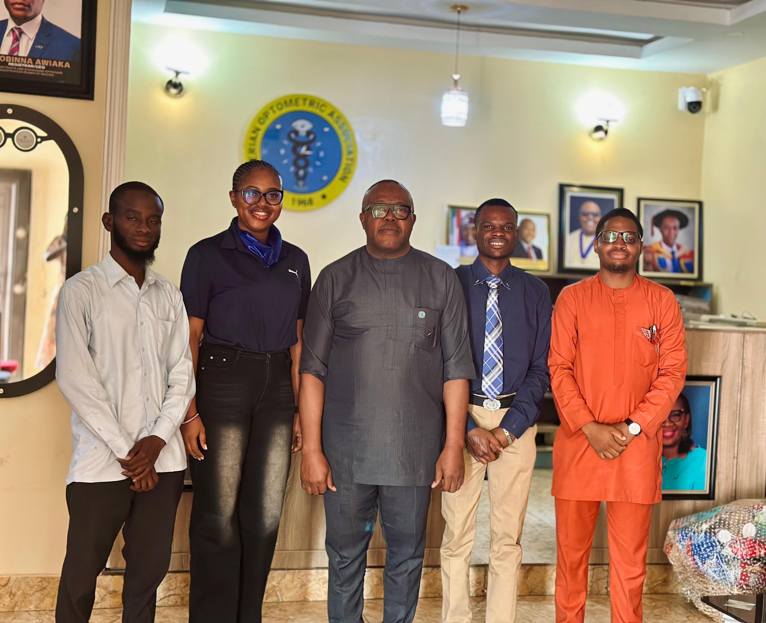 NOSA National Courtesy Visit to Dr. Anderson Chimeziri, National President, NOA